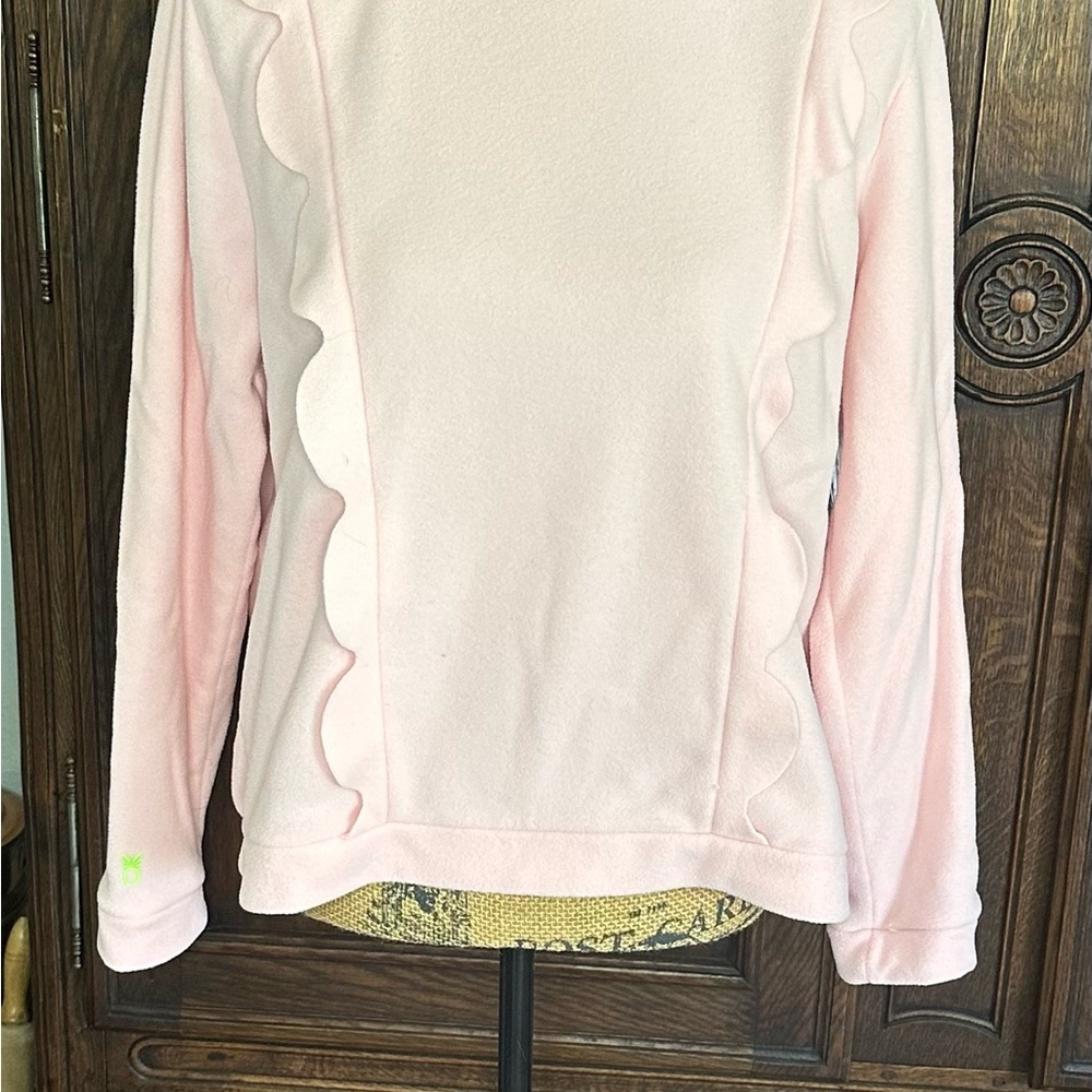 Dudley Stephens Blush Fleece Pullover